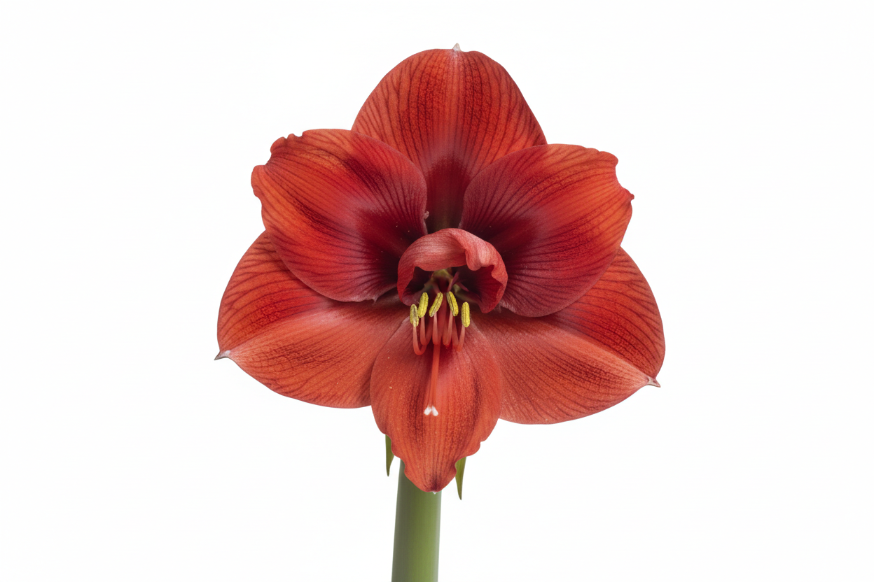 fleur amarylis rouge