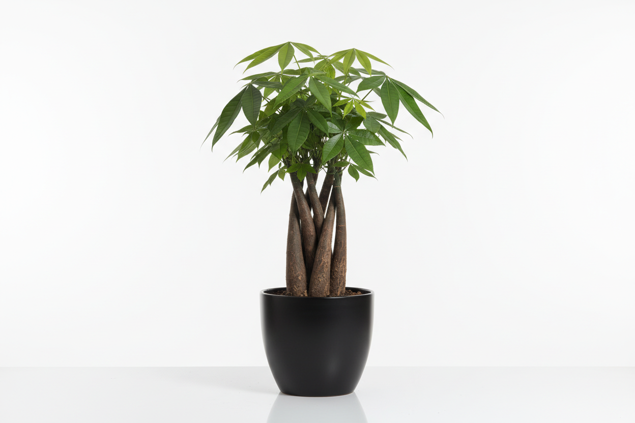 Money tree grand pot de 10 pouces noir