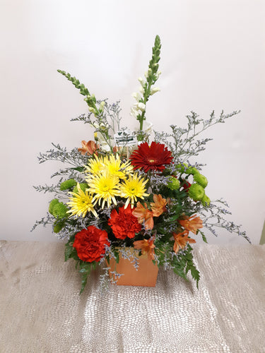 Bouquet champêtre mixte, selon l'arrivage du jour