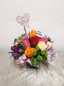 Bouquet de Saint-Valentin très coloré