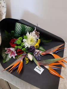 Bouquet exotique avec Oiseaux Du Paradis
